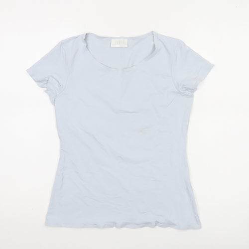 Savida Women's Grey Short Sleeve Fitted T-Shirt Size 10