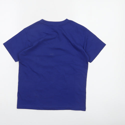 S Designs Boys Blue Byron Bay Australia Graphic T-Shirt Size 8 Cotton