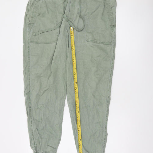 GAP Women’s Light Green Jogger Trousers Cotton Blend XL