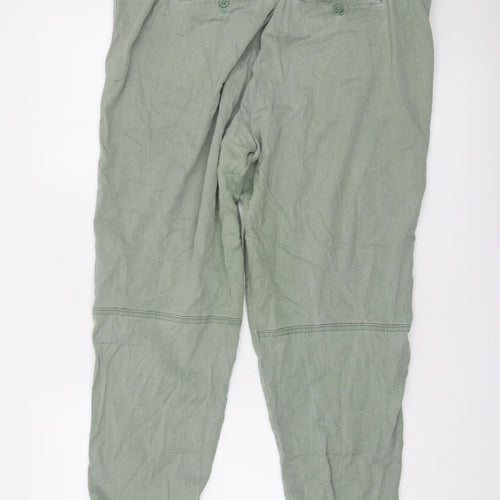 GAP Women’s Light Green Jogger Trousers Cotton Blend XL