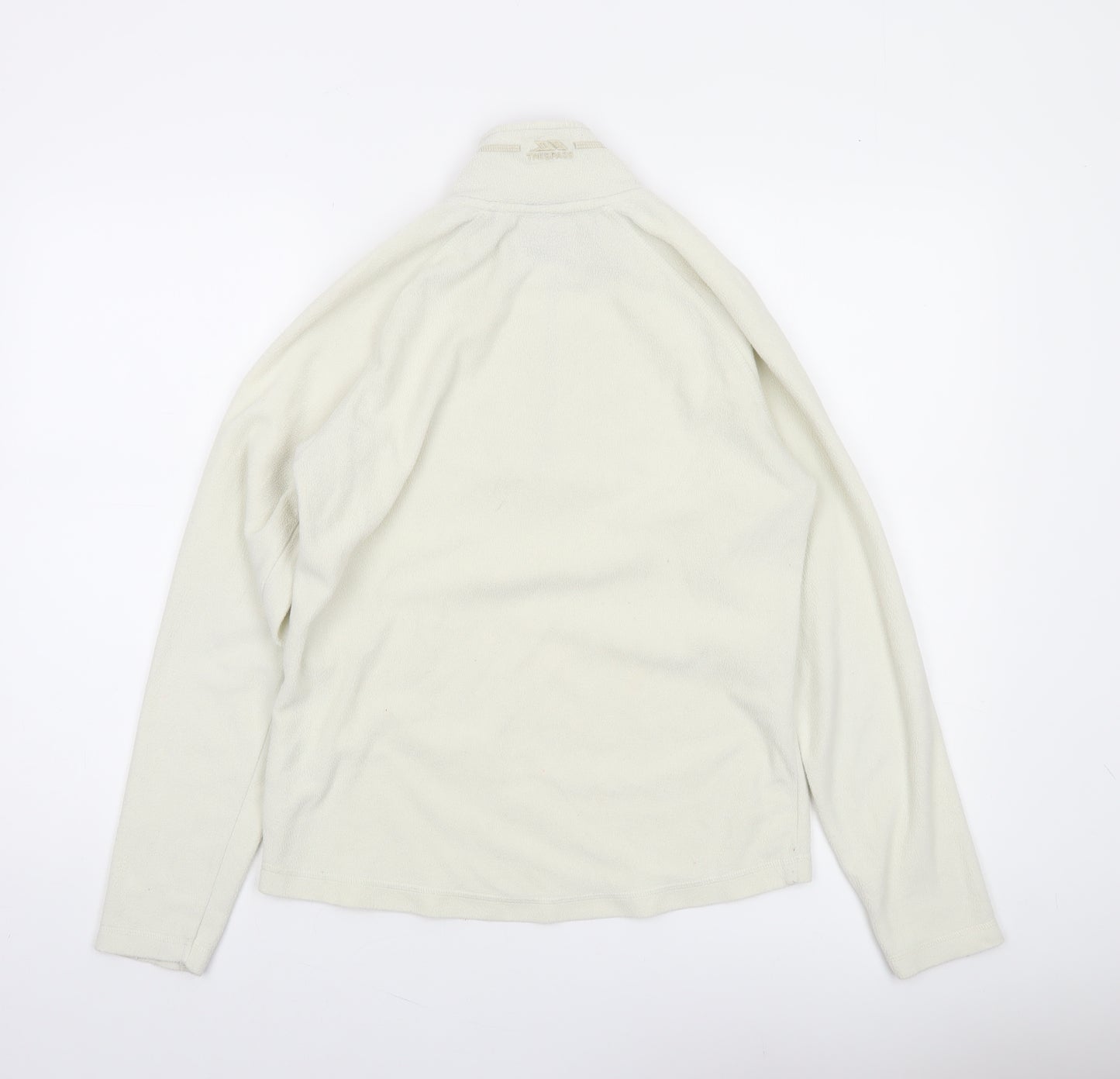 Trespass Womens Ivory Fleece 1/2 Zip Pullover Sweatshirt UK 12