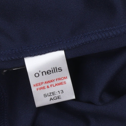 O'Neills Boys Navy 13 Years Jogger Trousers with Zip Pockets