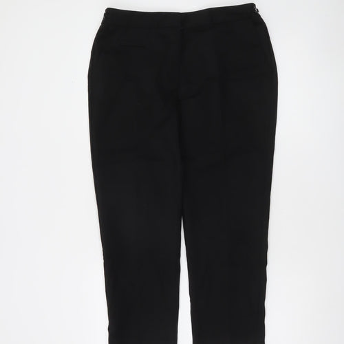 Jasper Conran Women's Black Tailored Stretch Trousers Size 12