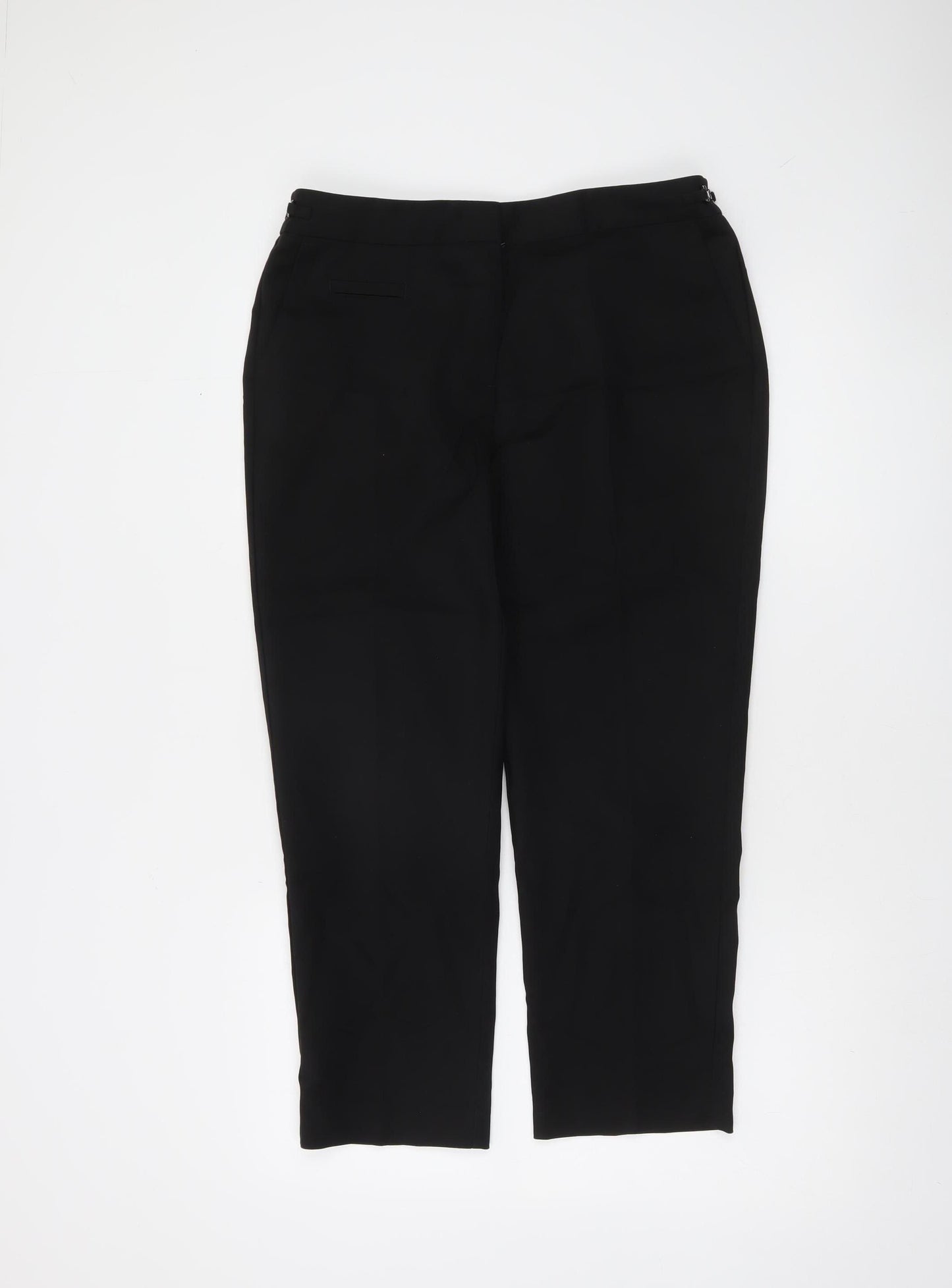 Jasper Conran Women's Black Tailored Stretch Trousers Size 12