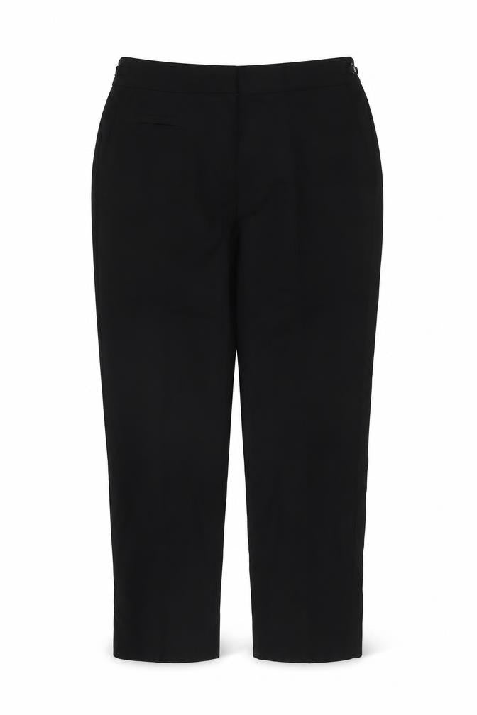 Front view of Jasper Conran Women's Black Tailored Stretch Trousers, size 12