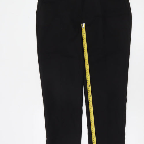 Jasper Conran Women's Black Tailored Stretch Trousers Size 12