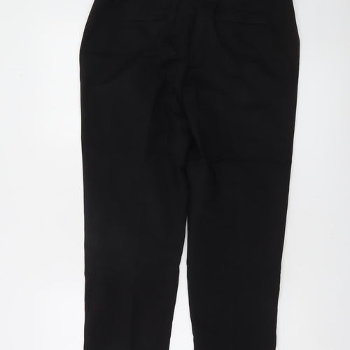 Jasper Conran Women's Black Tailored Stretch Trousers Size 12