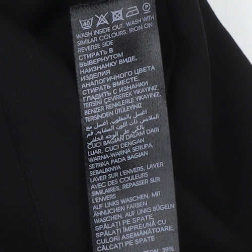 Jasper Conran Women's Black Tailored Stretch Trousers Size 12
