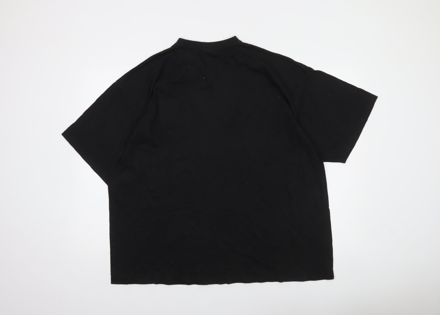 Hanes Mens Black 2XL Looney Tunes V-Neck Graphic T-Shirt