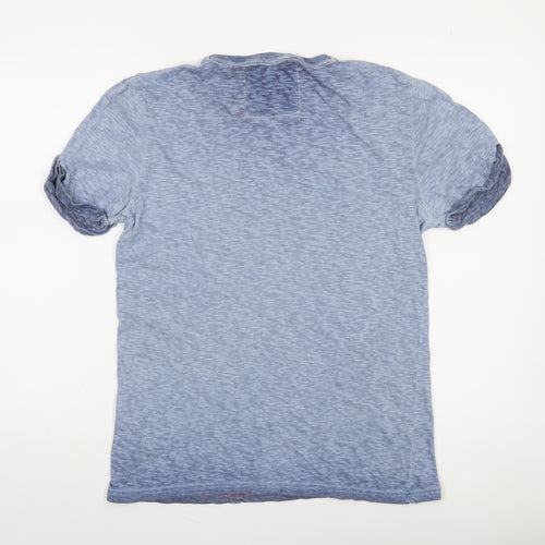 Superdry Men's Blue Crew Neck Short Sleeve Cotton T-Shirt M