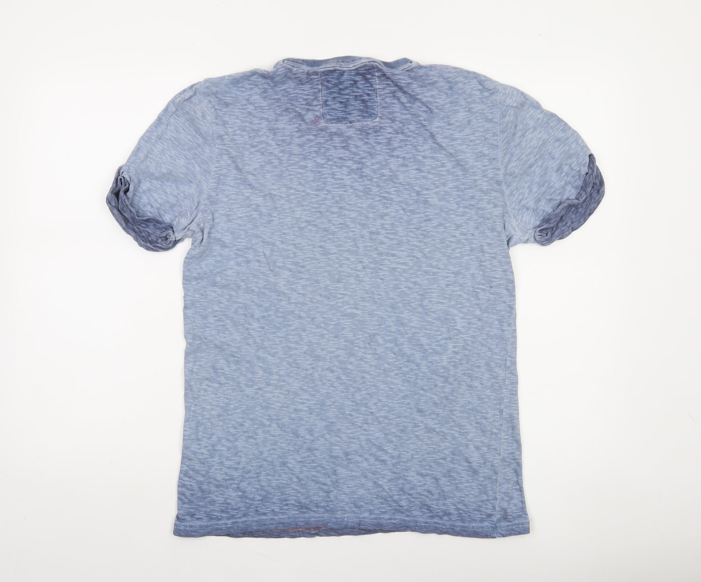 Superdry Men's Blue Crew Neck Short Sleeve Cotton T-Shirt M