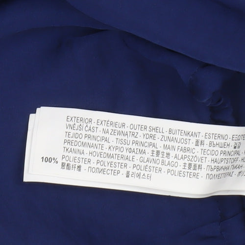 Bershka Women's Blue Long Sleeve Polyester Blouse Size S