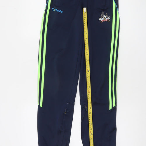 O'Neills Boys Blue Jogger Sports Trousers Age 13 Elastic Waist Zip Pockets