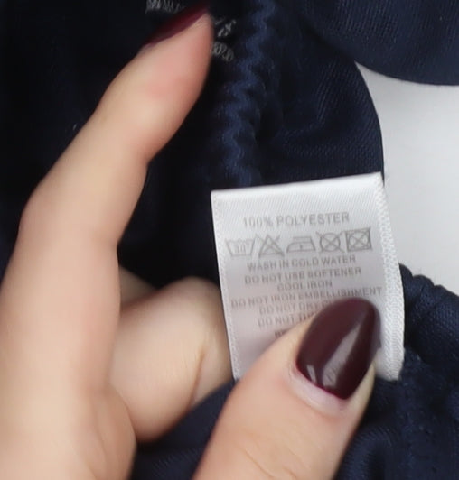 O'Neills Boys Blue Jogger Sports Trousers Age 13 Elastic Waist Zip Pockets