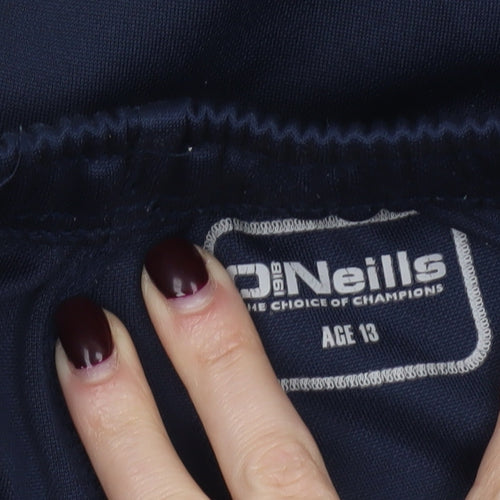 O'Neills Boys Blue Jogger Sports Trousers Age 13 Elastic Waist Zip Pockets