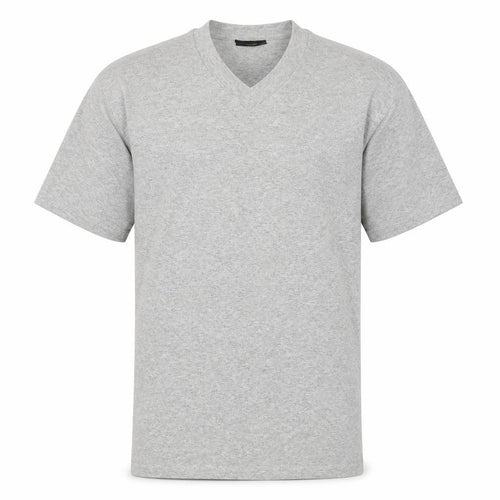 Wrangler Men's Grey V-Neck Short Sleeve T-Shirt Size L