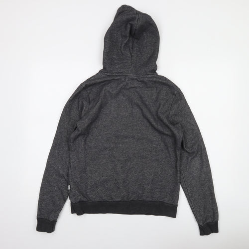 Puma Women's Charcoal Hooded Pullover Sweatshirt Size 12 UK Cotton Blend