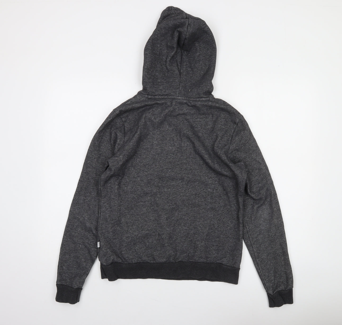 Puma Women's Charcoal Hooded Pullover Sweatshirt Size 12 UK Cotton Blend