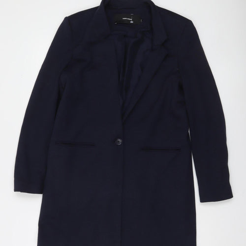 Vero Moda Women's Blue Long Tailored Blazer Size 10