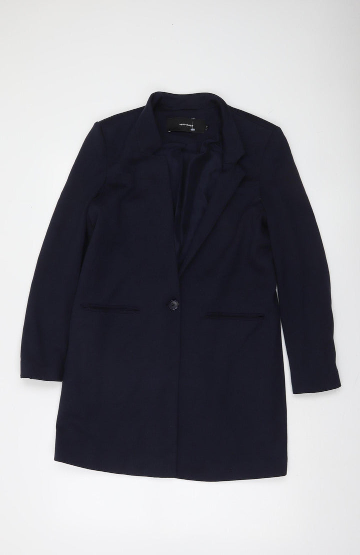 Vero Moda Women's Blue Long Tailored Blazer Size 10