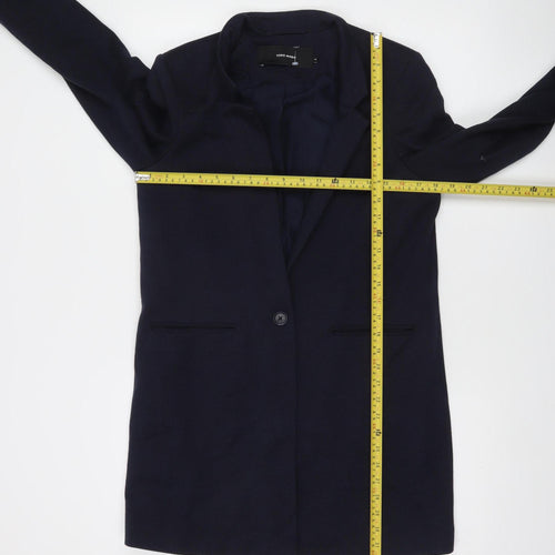 Vero Moda Women's Blue Long Tailored Blazer Size 10