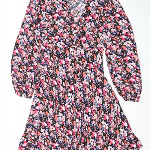 Marks and Spencer Women’s Multicoloured Floral A-Line Dress Size 8