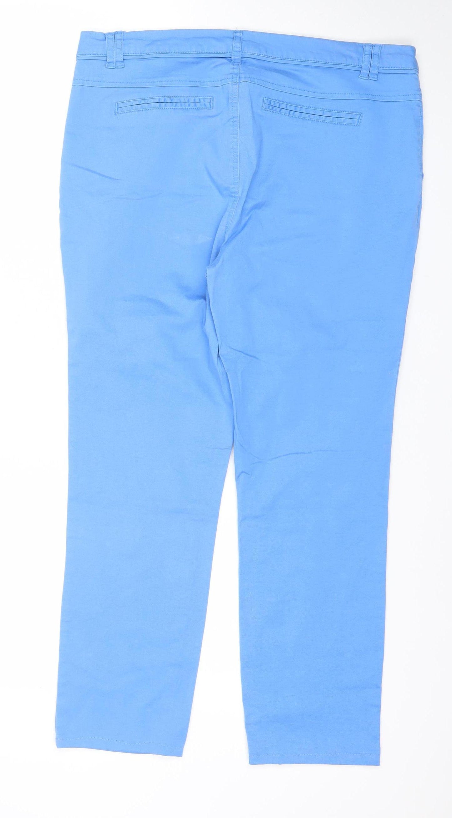 edc by Esprit Women Blue Size 14 Straight Stretch Jeans