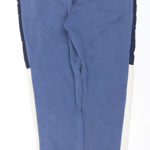 Nike Men's Blue Jogger Sweatpants M Tapered Fit Cotton Blend