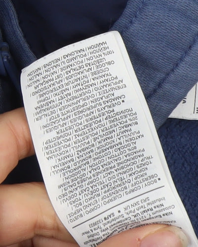 Nike Men's Blue Jogger Sweatpants M Tapered Fit Cotton Blend