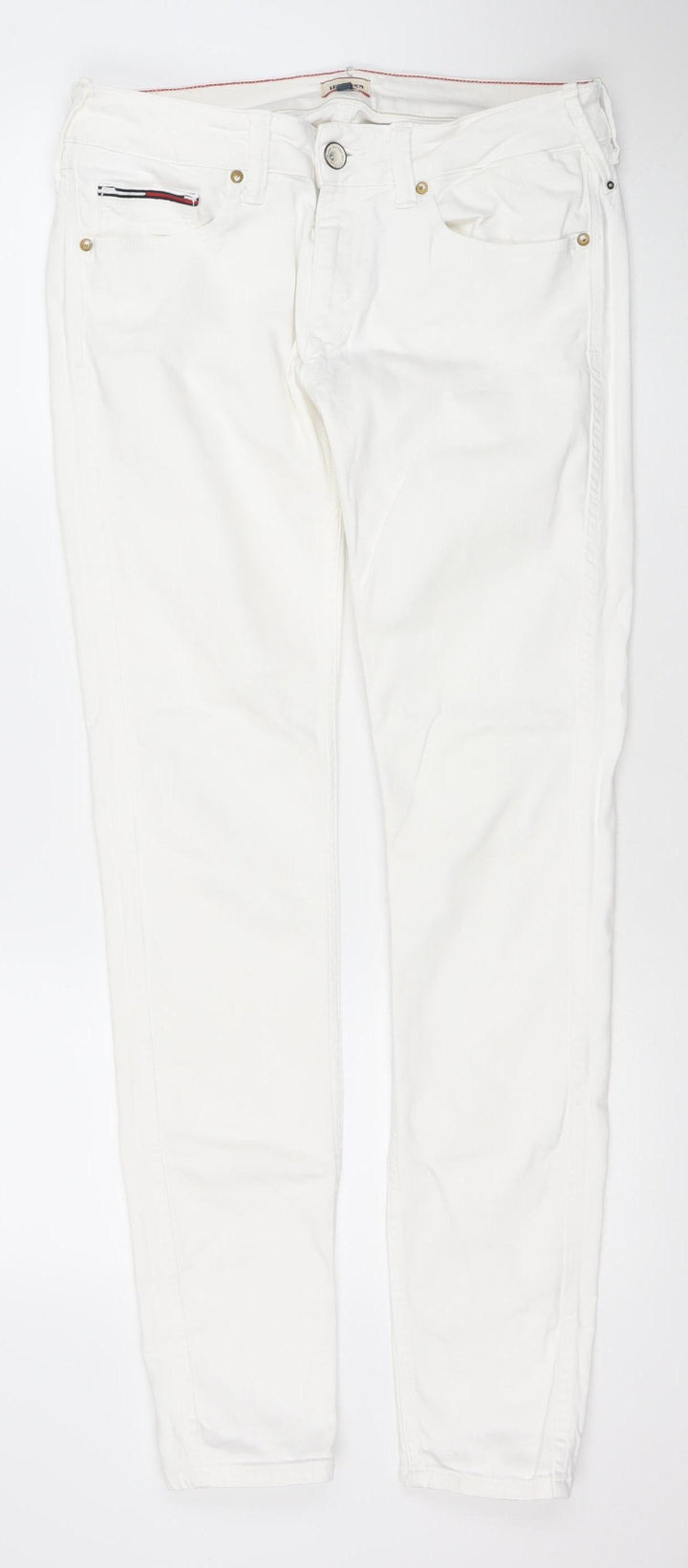 Hilfiger Denim Women's White Skinny Jeans Size 31 Slim Fit