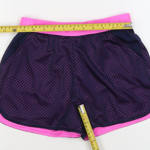 St. Bernard for Dunnes Stores Womens Purple Biker Active Shorts Size 25in Waist