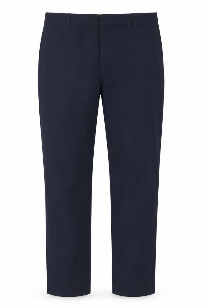 FREE/QUENT Men's Blue XL Regular Fit Straight Leg Trousers