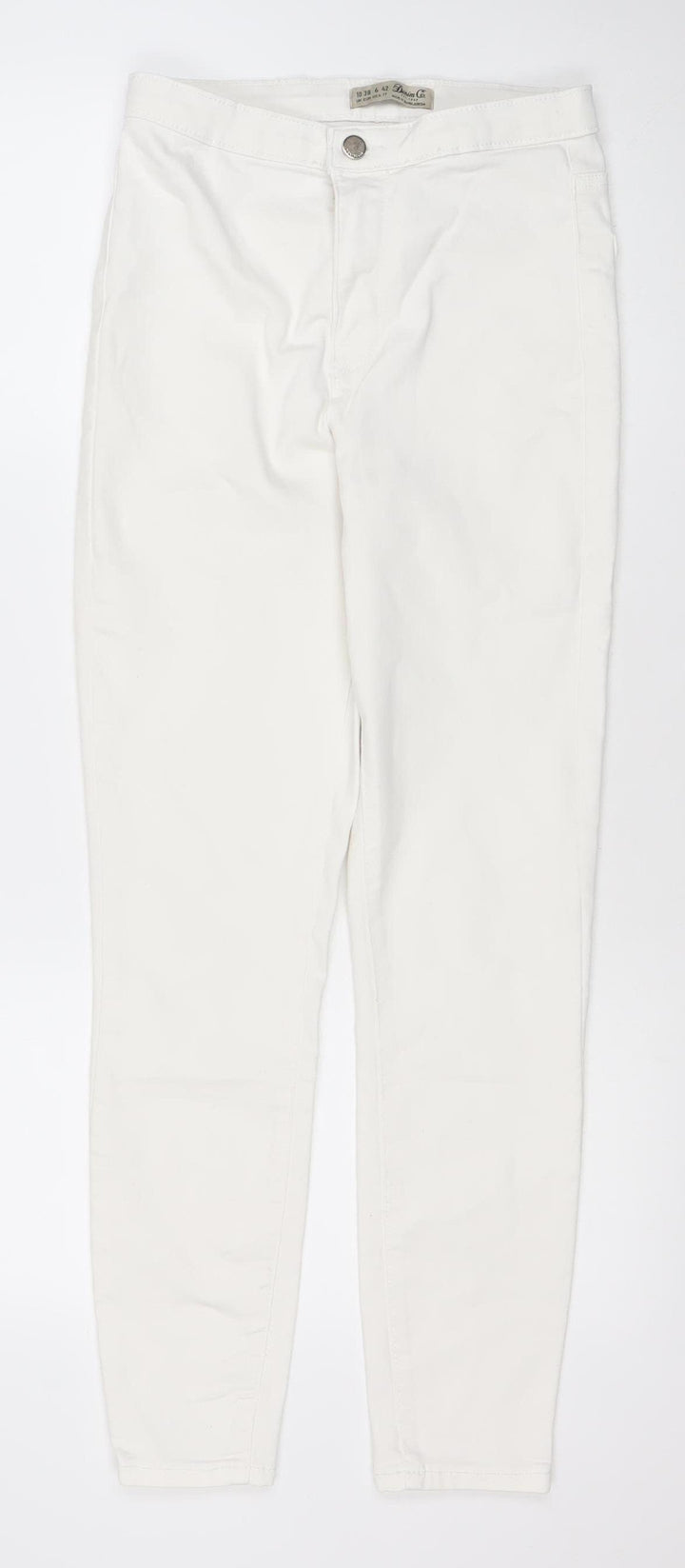 Denim Co Women’s White Skinny Stretch Jeans Size 10
