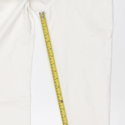 Denim Co Women’s White Skinny Stretch Jeans Size 10