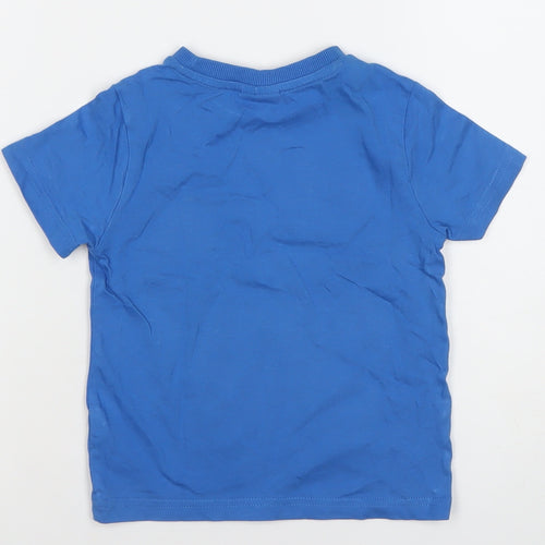 PAW Patrol Boys Blue Cotton T-Shirt 2-3 Years Short Sleeve Cartoon Print