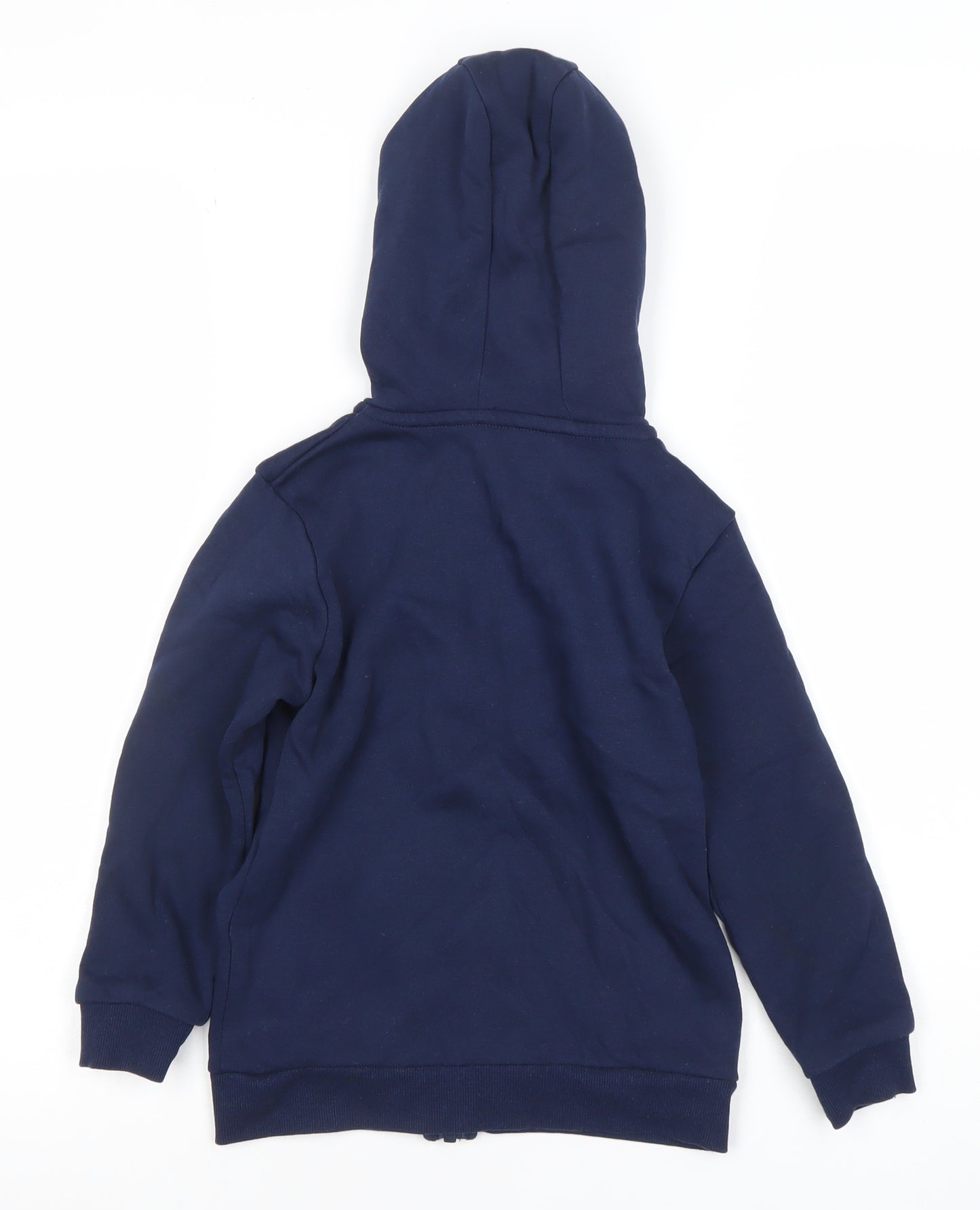 Dunnes Stores Boys Navy Full Zip Hoodie 5-6 Years Cotton Blend