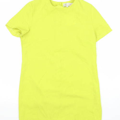 Cameo Rose Women’s Yellow Short Sleeve Shift Dress Size 8