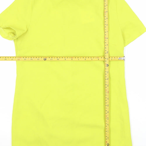 Cameo Rose Women’s Yellow Short Sleeve Shift Dress Size 8