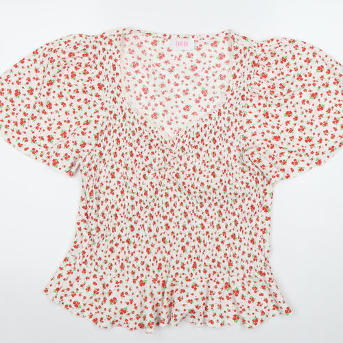 Savida Womens Multicoloured Floral Tunic Blouse Size 18
