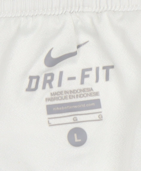 Nike Manchester United Men's White Dri-FIT Football Shorts L