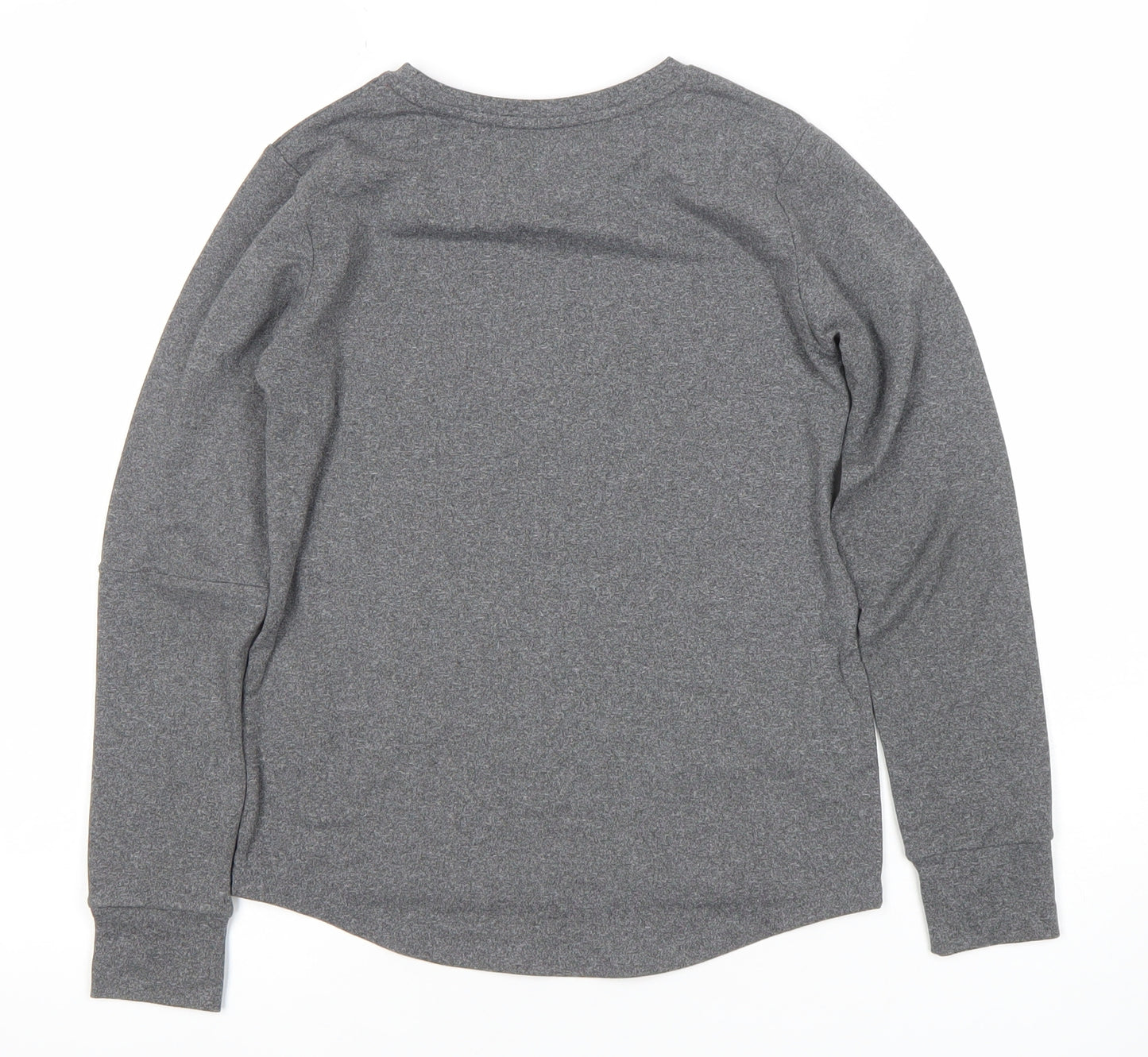 St. Bernard Girls Grey Long Sleeve 'Limitless' Active T-Shirt 8-9 Years