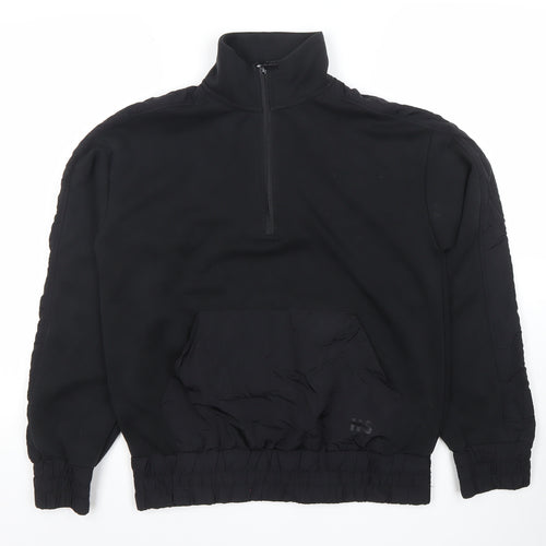Helen Steele x Dunnes Stores Black 1/2 Zip Pullover Sweatshirt XS Women
