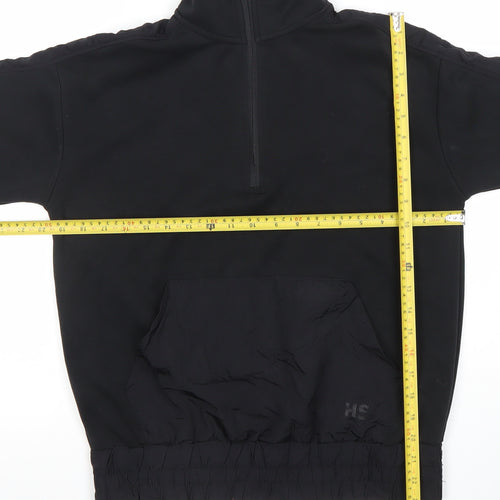 Helen Steele x Dunnes Stores Black 1/2 Zip Pullover Sweatshirt XS Women