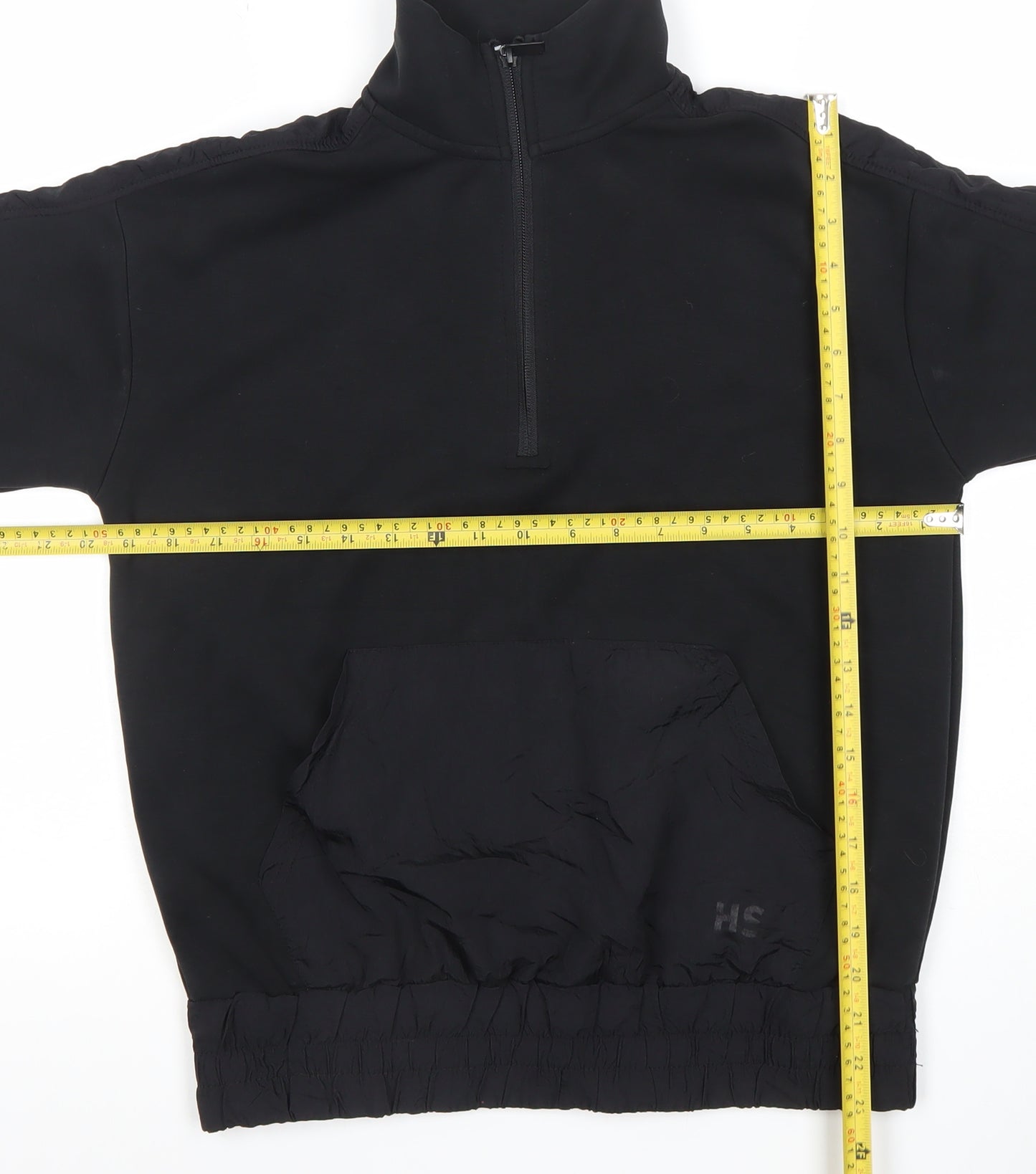 Helen Steele x Dunnes Stores Black 1/2 Zip Pullover Sweatshirt XS Women