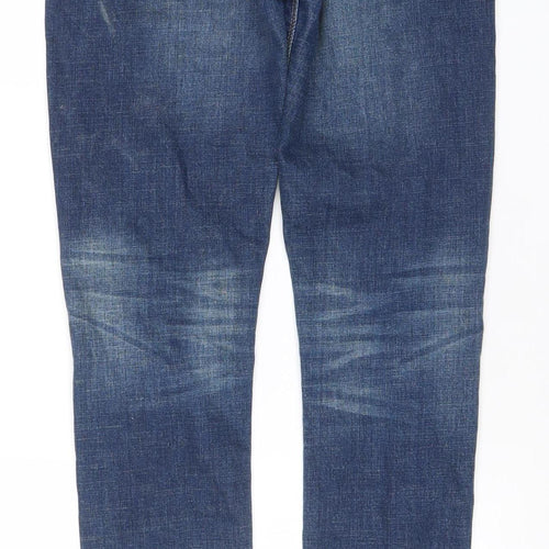 Born Menswear Blue 28x32 Slim Fit Denim Jeans Classic Style