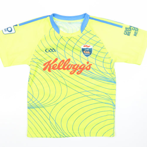 O'Neills Boys Yellow GAA Kellogg’s Cool Camps Jersey T-Shirt 2 Years