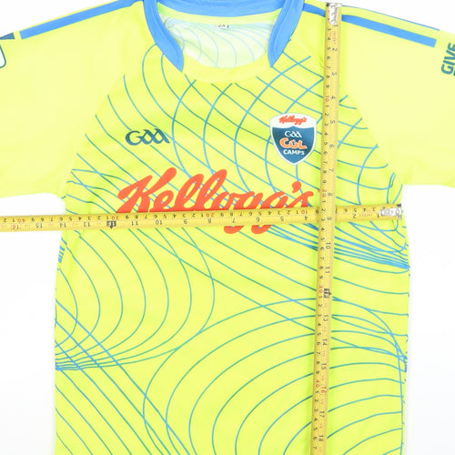 O'Neills Boys Yellow GAA Kellogg’s Cool Camps Jersey T-Shirt 2 Years