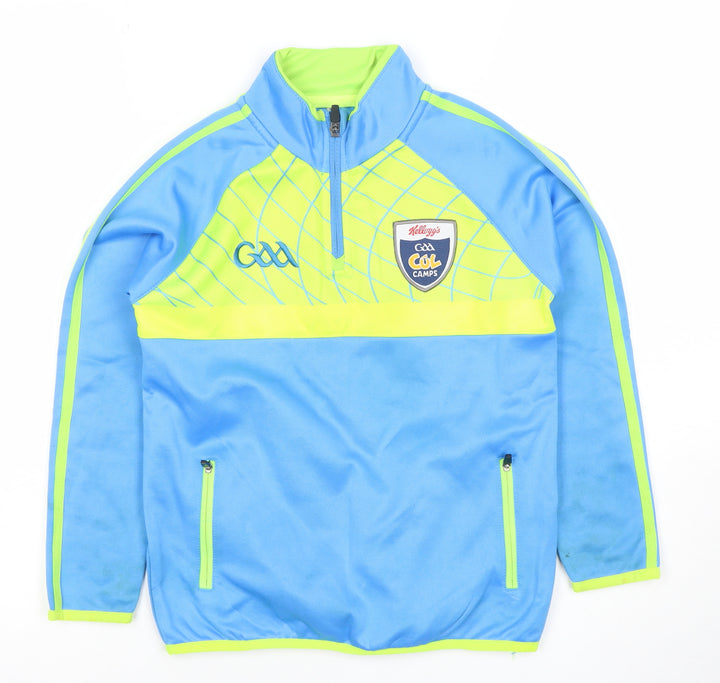 O'Neills Boys Blue 2 Years 1/4 Zip Sports Sweatshirt GAA Kellogg’s Cool Camp