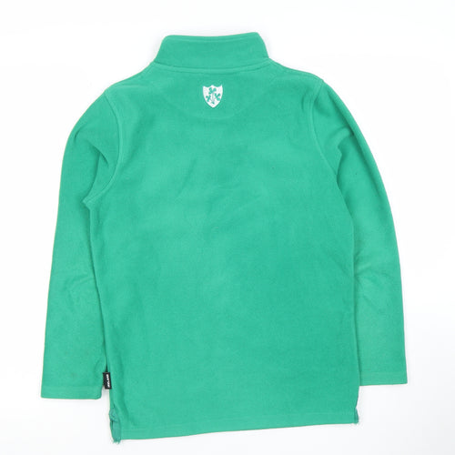 Ireland Classics Boys Green Fleece 1/4 Zip Hoodie 11-12 Years
