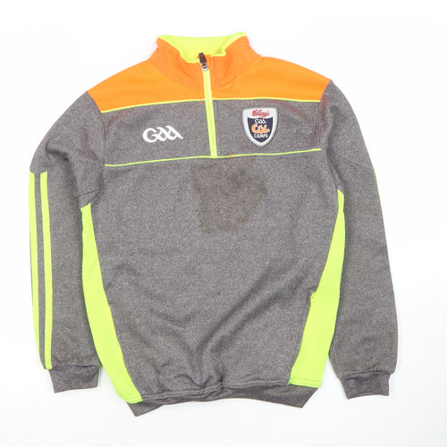 O'Neills Boys Grey Neon Full Zip Sweatshirt 3 Years Kellogg’s GAA Cool Camps